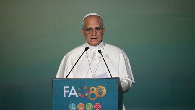 León XIV. 80 aniversario de la FAO.