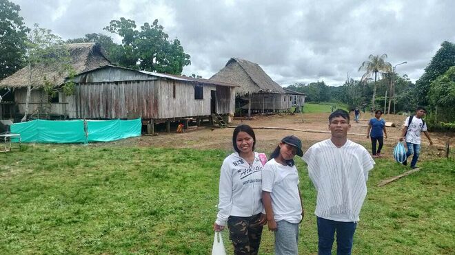 Jóvenes del internnado de Soplín Vargas