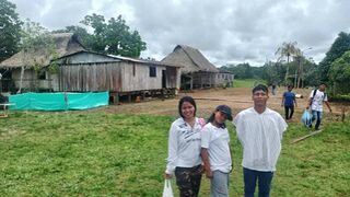 Jóvenes del internnado de Soplín Vargas