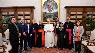 León XIV con la Presidencia de la CEAMA