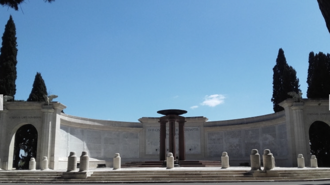 El Sagrario Militar, en el Cementerio del Verano, en Roma