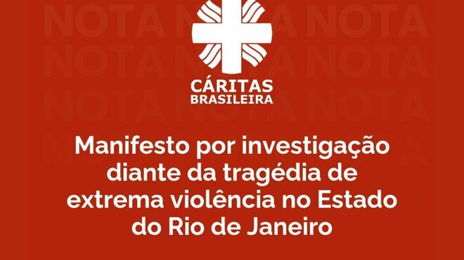 Manifiesto Cáritas Brasil