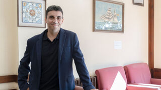 Jordi Pacheco, en uno de los salones del Primer Casino de Blanes