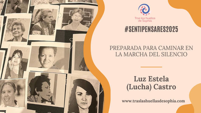 Preparada para caminar en la marcha del silencio