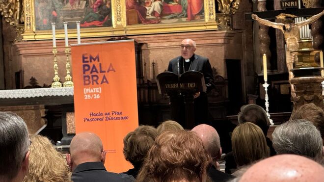 Benavent, durante la presentación del plan