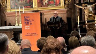 Benavent, durante la presentación del plan