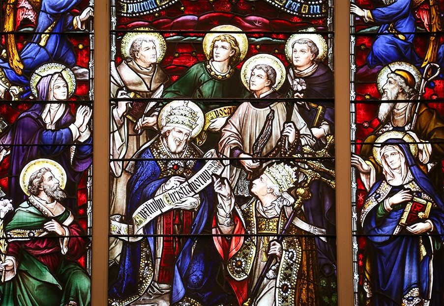 la multitud de los santos en el arte