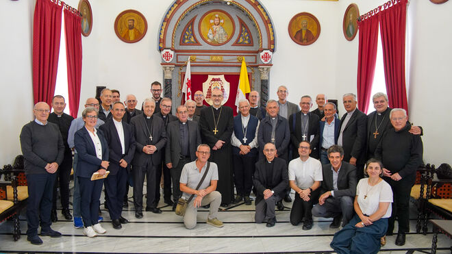 Pizzaballa, con los obispos de Lombardía