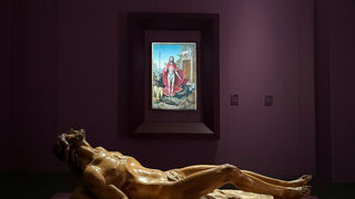 El 'Cristo' que vuelve a la vida de Venancio Blanco, en diálogo co la pintura de Juan de Flandes