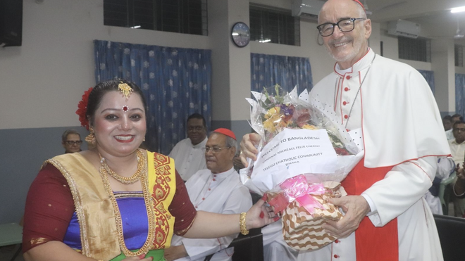 Bienvenida al cardenal Czerny