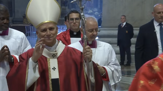 El Papa, en la misa por Francisco