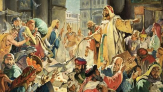 Mercaderes del templo