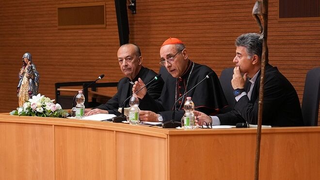 El cardenal Fernández en la presentación de la declaración Mater Populi fideli