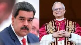 Nicolás Maduro y León XIV