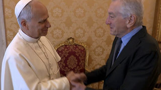 El papa Prevost, con Robert de Niro