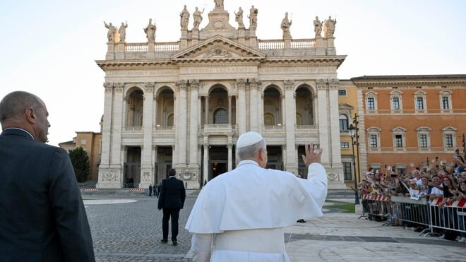 El Papa en la Basílica de San Juan de Letrán