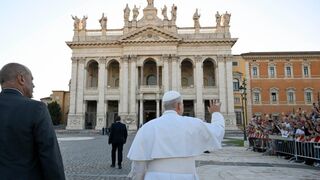 El Papa en la Basílica de San Juan de Letrán