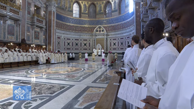 León XIV en san Juan de Letrán 3