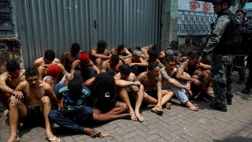 Arrestos masivos en Río de Janeiro