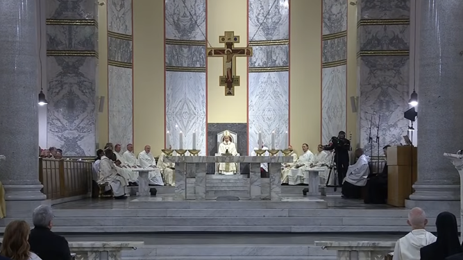 El Papa en San Anselmo