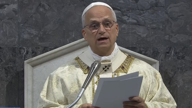 El Papa, en San Anselmo