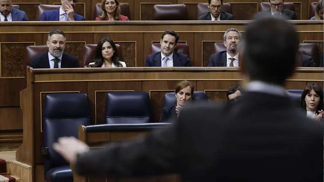 Sánchez y Abascal en el Congreso