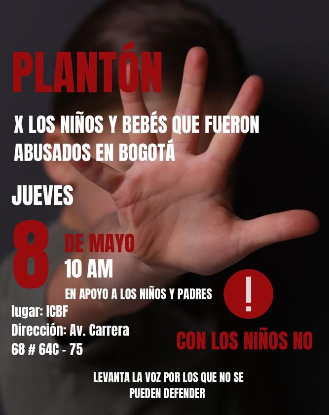 Plantón popular contra ICBF