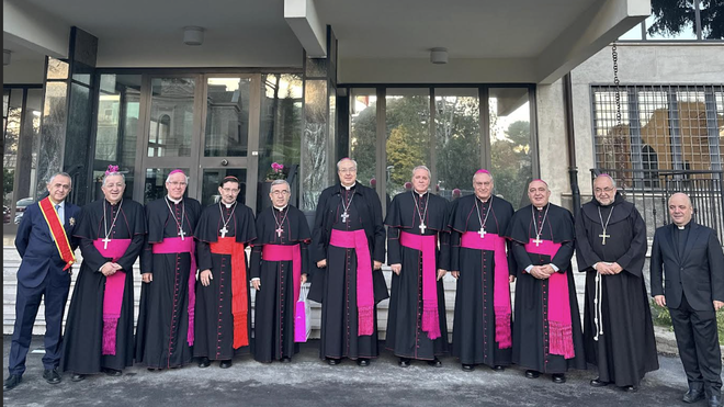 Obispos en el Colegio Español de Roma