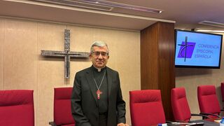 Luis Argüello, al comienzo de la Plenaria