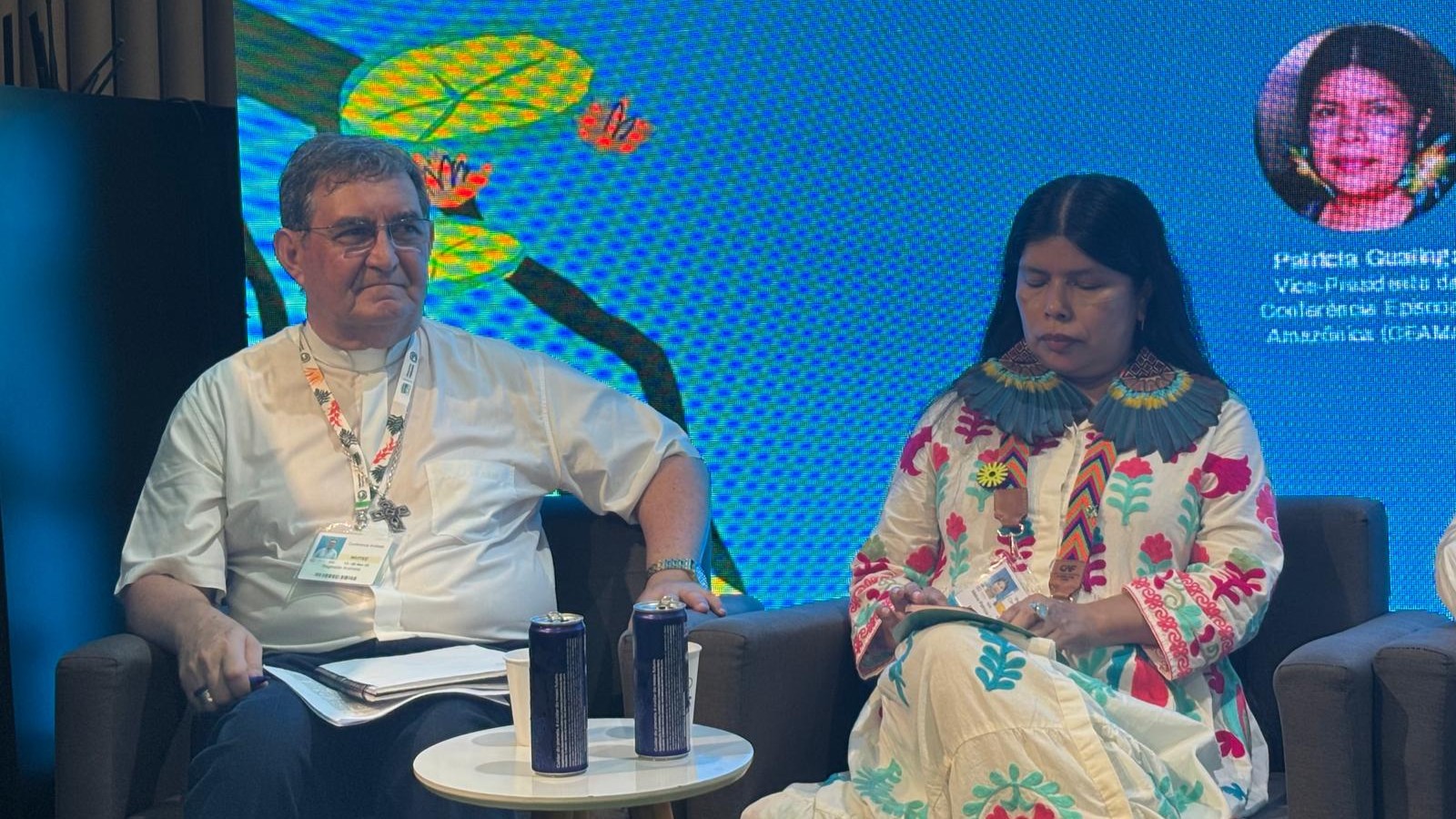 Reginaldo Andrietta y Patricia Gualinga