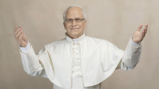 Figura de León XIV. Museo de Cera de Madrid.