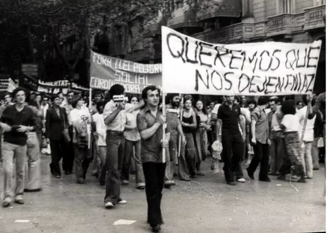 Primera manifestación LGTBI en España