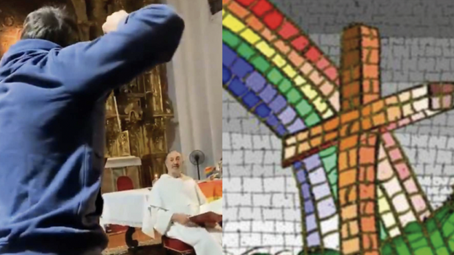 El fascismo se cuela en un templo de Sevilla