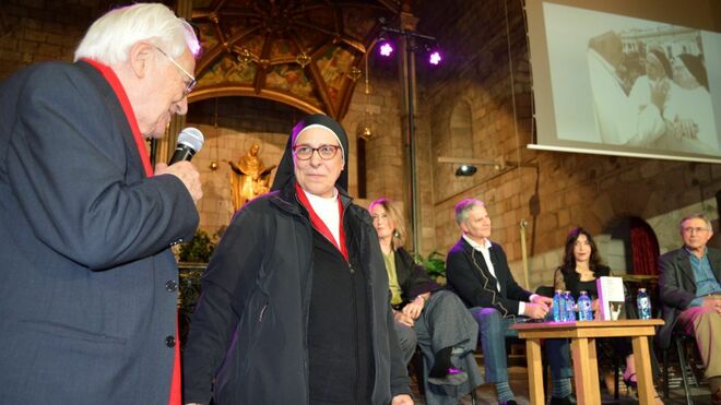 Los ponentes en el homenaje a Francisco