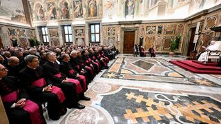Audiencia papal con los participantes del Curso Internacional promovido por el Tribunal de la Rota Roman