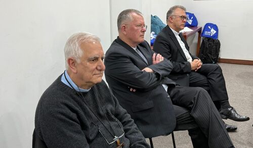 Mons. Jorge Lozano, Card. Jaime Spengler y Mons. Germán Medina