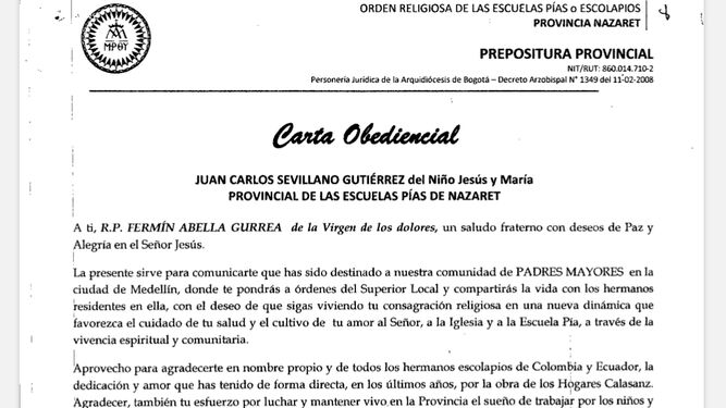 Documento de traslado