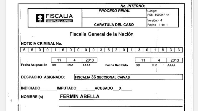 Noticia criminal sobre Abella