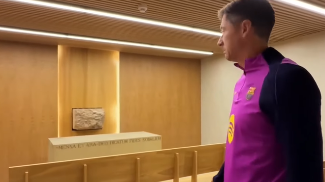 Robert Lewandowski en el vídeo promocional