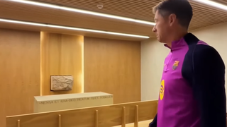 Robert Lewandowski en el vídeo promocional