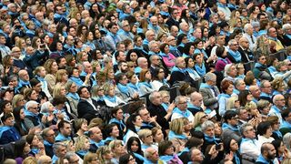 Miembros de Confartigianato en audiencia en 2024