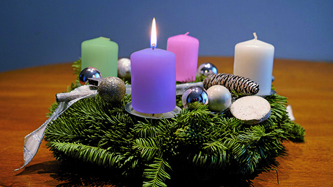 La corona de Adviento