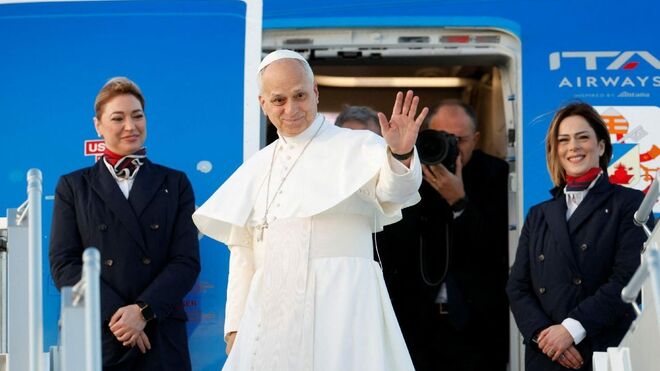 León XIV ya vuela hacia Turquía