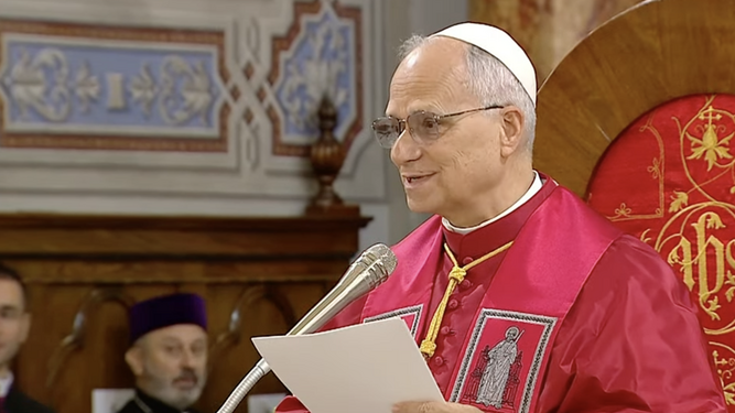 León XIV en Turquía