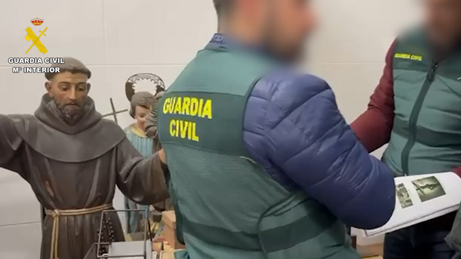 Operación de la Guardia Civil en Belorado
