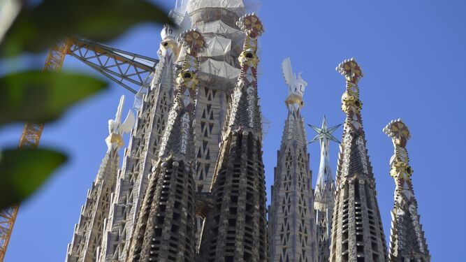 La torre de San Bernabé, en la Sagrada Familia