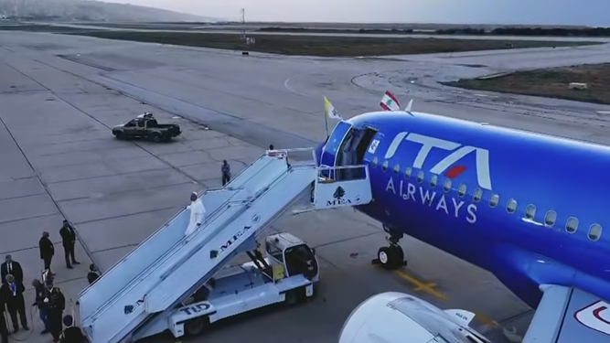 León XIV, ya en Líbano