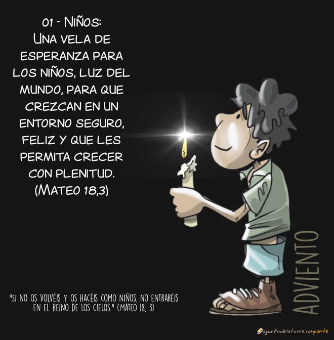 01/24. Una vela de esperanza para los niños…