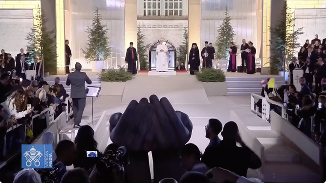 Encuentro del papa con los jóvenes libaneses