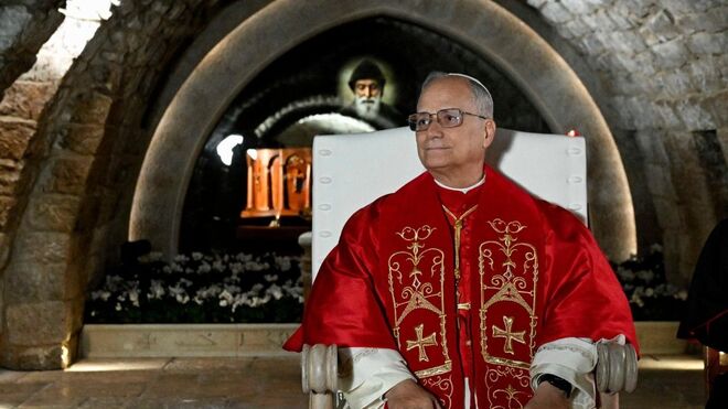 El Papa, en San Charbel
